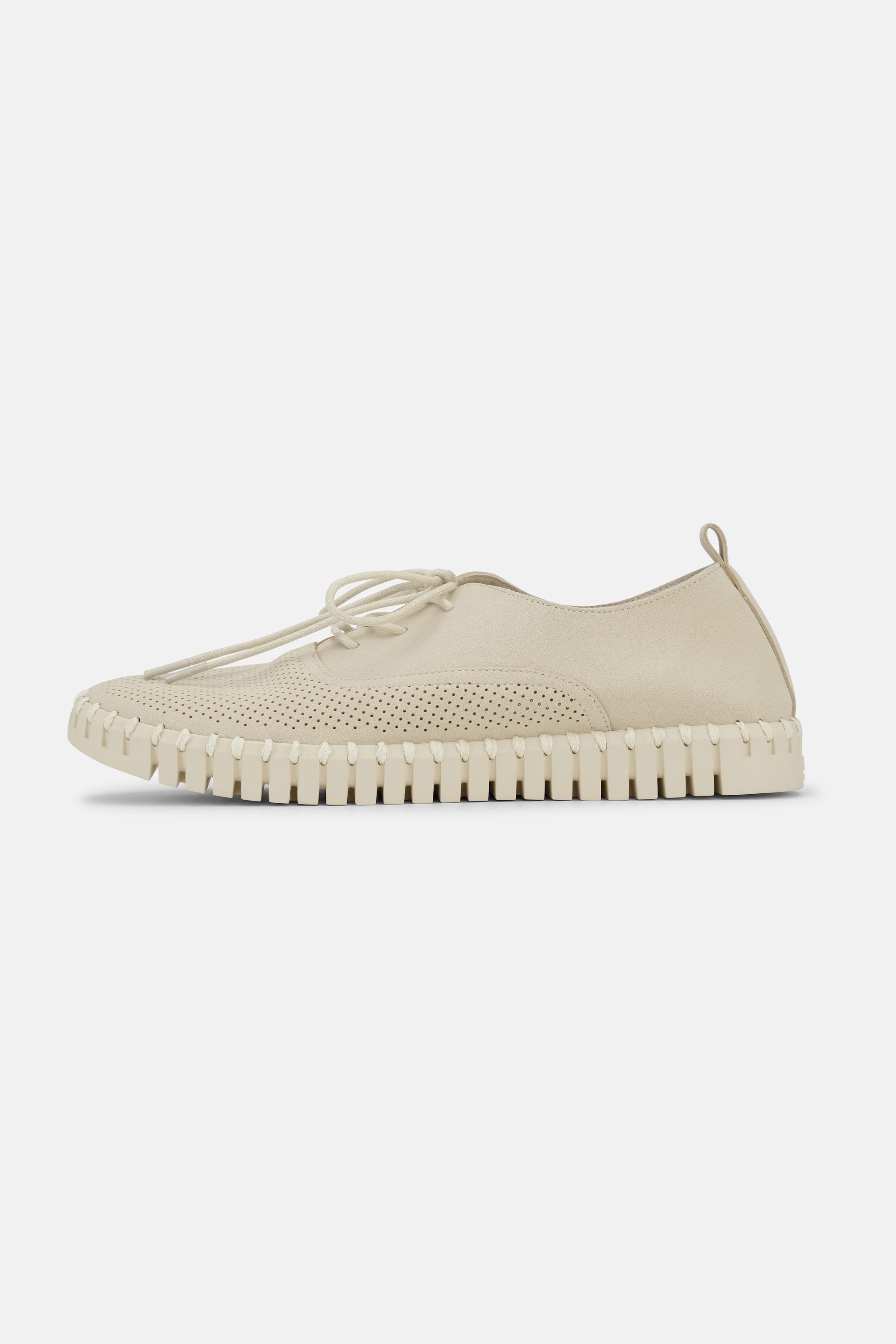 Herresko Med Snørebånd - Kit Pearled Ivory